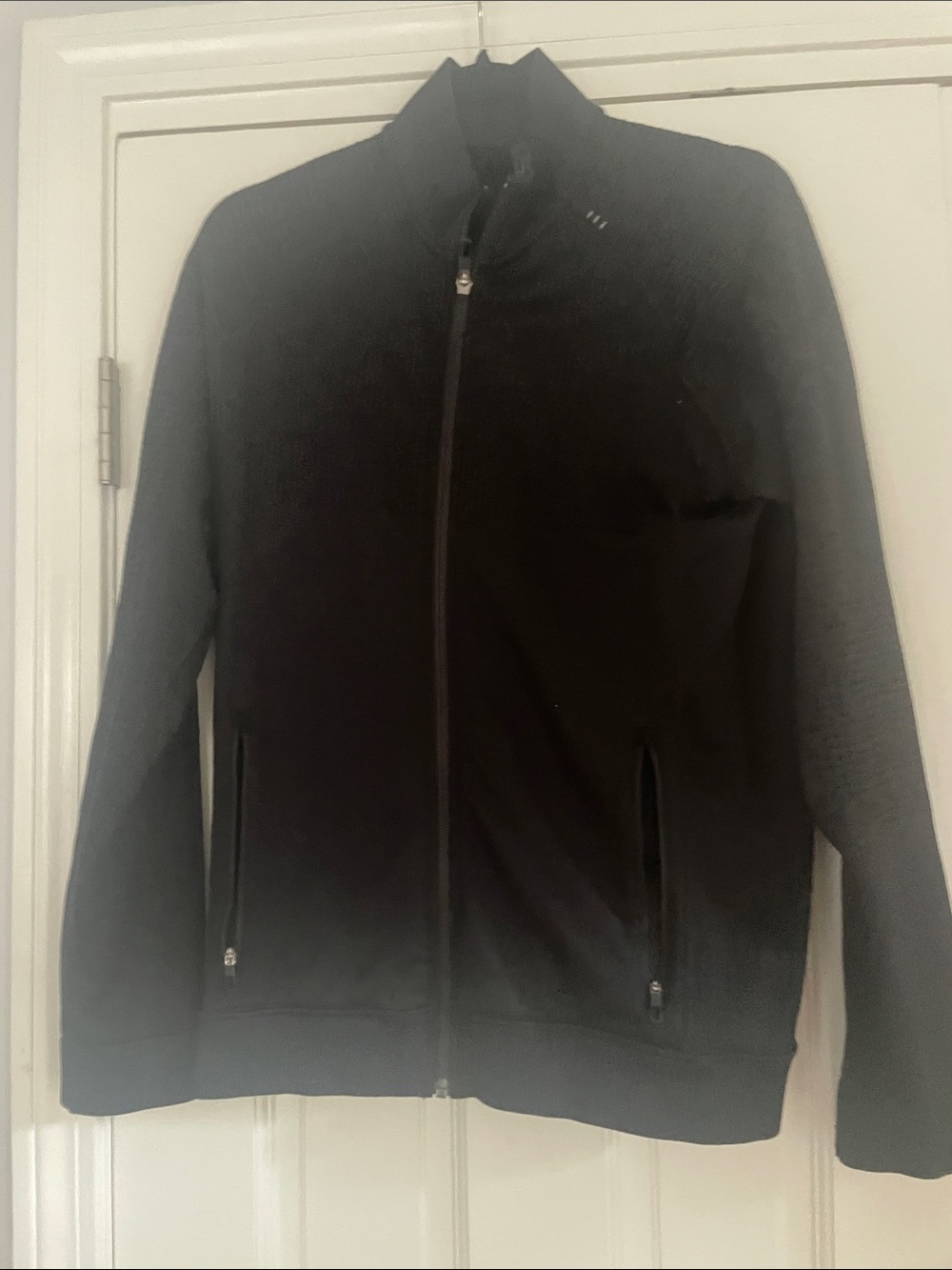 lululemon athletica Men's Black Full-Zip Sweater Jacket